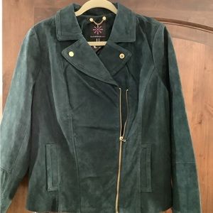 Beautiful leather suede jacket